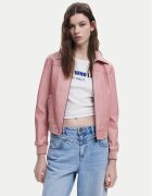 Desigual Geacă din imitație de piele 25SWEW47 Loose Fit