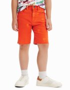 Desigual Pantaloni scurți de blugi 23SBDD01 Regular Fit