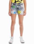 Desigual Pantaloni scurți de blugi 23SGDD10 Regular Fit