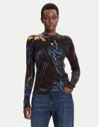 Desigual Pulover Butterfly Lacroix 25WWJF05 Regular Fit