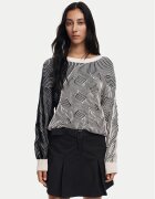 Desigual Pulover Ottawa 24WWJF10 Regular Fit