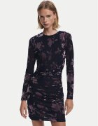 Desigual Rochie cocktail Medora 25WWVK27 Slim Fit