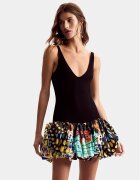 Desigual Rochie cocktail Sparckler Lacroix 26SWVK11 Slim Fit
