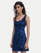 Desigual Rochie de blugi 25SWVD01 Slim Fit