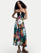 Desigual Rochie de vară Daikiri Cord 26SWVW63 Regular Fit