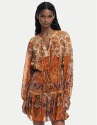 Desigual Rochie de zi Bohoshort 25WWVW18 Relaxed Fit