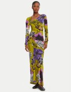 Desigual Rochie de zi Neckline Lacroix 25WWVK37 Slim Fit