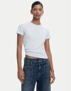 Desigual Tricou 25SWTK15 Albastru celest Regular Fit