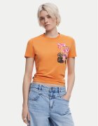 Desigual Tricou Botanical 25SWTK48 Slim Fit