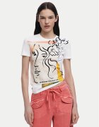 Desigual Tricou Collection 25SWTKAC Regular Fit