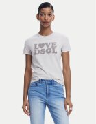 Desigual Tricou Love Dsgl 25SWTK10 Regular Fit