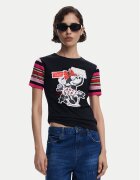 Desigual Tricou Minnie 25SWTK39 Slim Fit