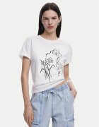 Desigual Tricou Paraguay 25SWTKAB Regular Fit