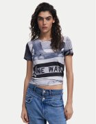 Desigual Tricou Potomac 25SWTKA0 Slim Fit