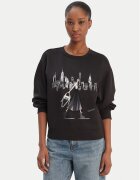 DKNY Bluză P5MOQCSC Negru Regular Fit