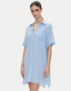 DKNY Cămașă de noapte YI30054 Albastru celest Relaxed Fit