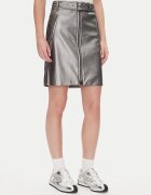 DKNY Fustă din imitație de piele P4JN6XIM Regular Fit