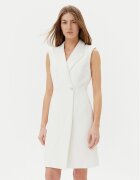 DKNY Rochie cocktail DD5U1H66 Écru Slim Fit