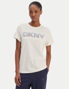 DKNY Sport Tricou DP6T1557 Écru Relaxed Fit