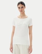 EA7 Emporio Armani Tricou 7W000184 AF10373 U0005 Écru Regular Fit