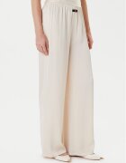 Eleh Pantaloni palazzo ESS250049 Écru Regular Fit