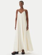 Eleh Rochie de vară SS260102 Écru Regular Fit