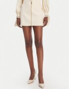 Elisabetta Franchi Fustă mini GO-150-61E2-V200 Écru Regular Fit