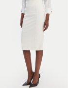 Elisabetta Franchi Fustă tip creion GO-159-61E2-V360 Écru Regular Fit