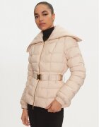 Elisabetta Franchi Geacă de iarnă PI-76D-46E2-V680 Écru Regular Fit