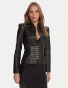 Elisabetta Franchi Geacă din imitație de piele GI-187-57E2-V680 Slim Fit
