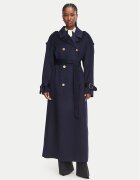 Elisabetta Franchi Palton de lână CP-02D-66E2-V790 Regular Fit