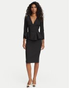 Elisabetta Franchi Rochie cocktail AB-010-67E2-V400 Fitted Fit