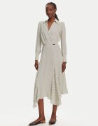 Elisabetta Franchi Rochie tip cămașă AB86552E2 E84 Écru Regular Fit