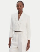 Elisabetta Franchi Sacou G-I223-61E2-V690 Écru Regular Fit