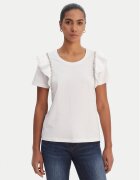 Fracomina Bluză FR26ST3039J40001 Écru Regular Fit