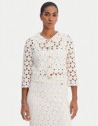 Fracomina Cardigan FR26ST8018K488R6 Écru Regular Fit