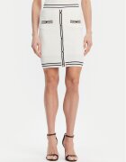 Fracomina Fustă tip creion FR25SG4003K52401 Écru Slim Fit