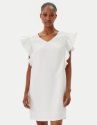 Fracomina Rochie cocktail FR25SD1024W46001 Écru Regular Fit