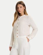French Connection Cardigan 78ZCE Écru Regular Fit