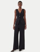 French Connection Salopetă 7UZAB Negru Regular Fit
