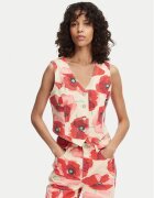 French Connection Vestă elegantă Poppy 7G9A9 Slim Fit