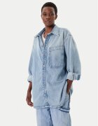 G-STAR Raw cămașă de blugi D27695-D788 Albastru Oversize