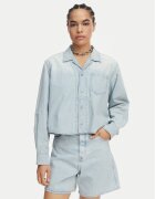 G-STAR Raw cămașă de blugi Resort D29076-E356 Albastru deschis Relaxed Fit