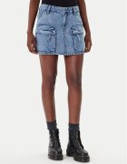 G-STAR Raw Fustă de blugi D27703-D536 Albastru Regular Fit