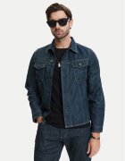 G-STAR Raw Geacă de blugi 3D Dart D28418-E358 Bleumarin Regular Fit