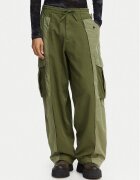 G-STAR Raw Pantaloni cargo D29010-E519 Verde închis Straight Fit