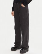 G-STAR Raw Pantaloni din material Judee D24673-E078 Negru Relaxed Fit