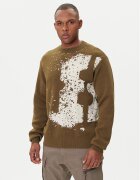 G-STAR Raw Pulover Sprayed 89 D27772-D488 Verde Relaxed Fit