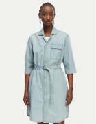 G-STAR Raw Rochie de blugi D28853-E356 Albastru deschis Regular Fit