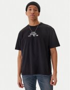 G-STAR Raw Tricou Multi Technique D29296-E385 Negru Relaxed Fit